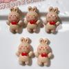 10 Pcs Cute Cartoon Christmas Deer Cookie Man Snowman Resin Scrapbook Diy Jewelry Wedding Children Gift Hairpin Accessories A57