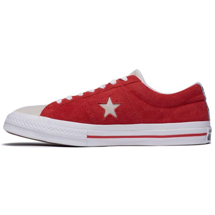 Converse One Star Fashion Casual Low Top Canvas Shoes Unisex Sneaker Red 161549C