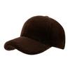 New Solid Color Long-Haired Vacation-Style Warm Baseball Cap for Women Trendy Autumn and Winter Outdoor Casual Versatile Hat