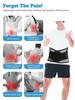 Comfortable Adjustable Elastic Non-Skid Breathable Lightweight Waist Belt Steel Stays for Yoga Fitness Training Core Stability