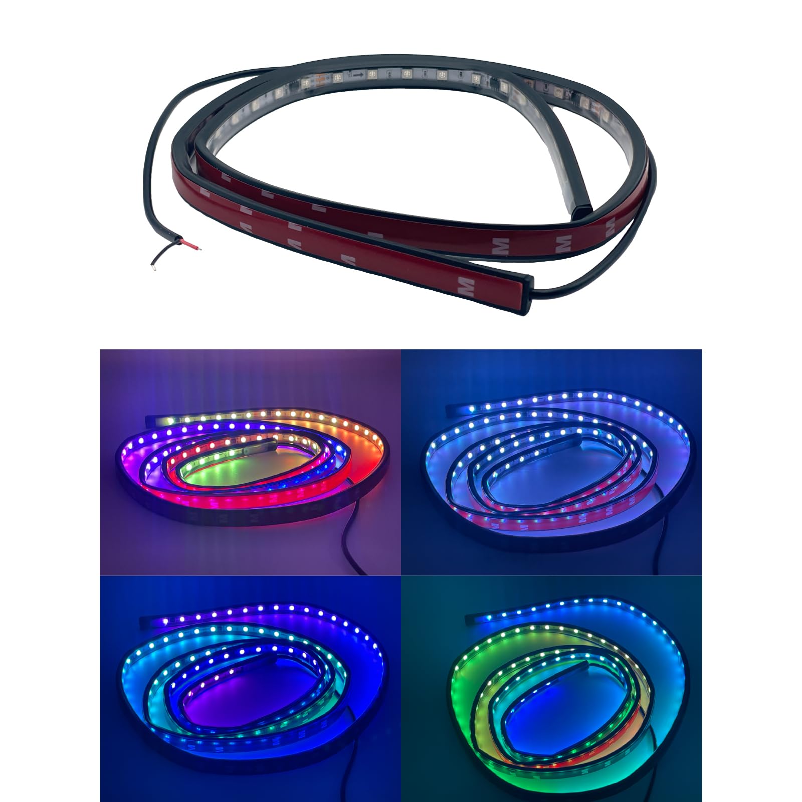 

SENTO JONA LED Tape Light, Car Supplies, Flowing LED Light, Car Illumination, 24 V, 1m