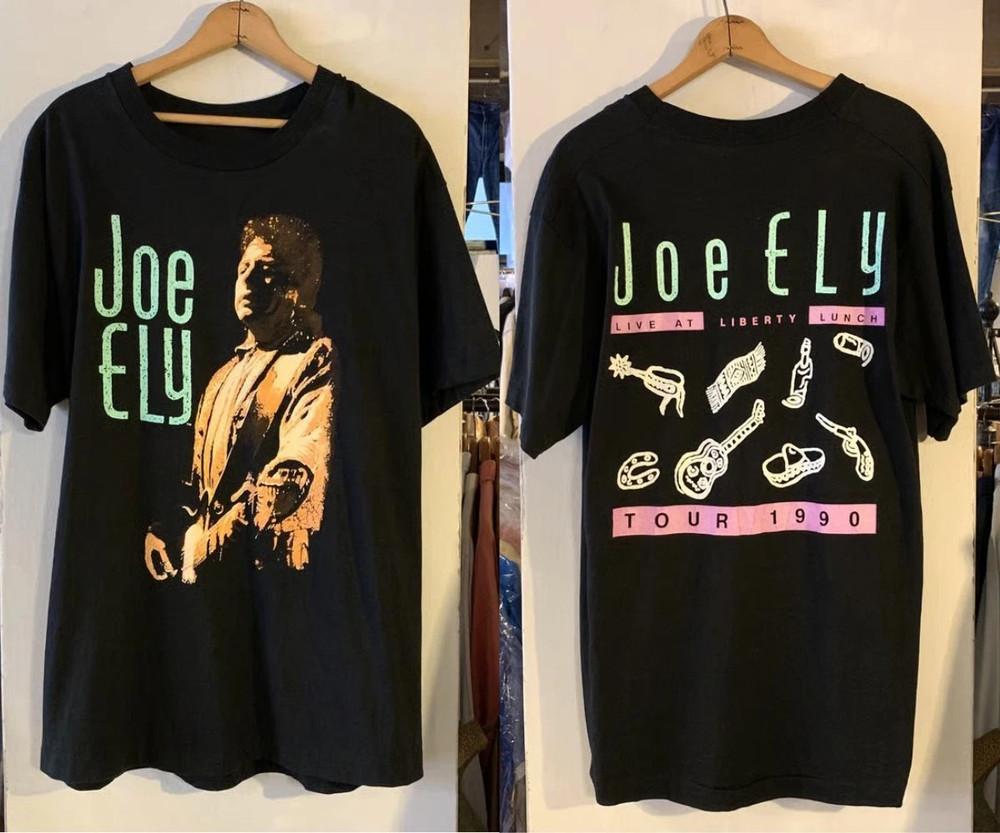 Vintage 80s Joe Ely Fruit Of The Loom T-shirt K1297 Unisex T-Shirt S