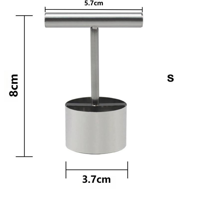 1/2PCS New Stainless Steel Vegetable Drill Fruit Corer Remover Veggie Corers With 2 Sizes for Coring and Hollowing Out  Potatoes