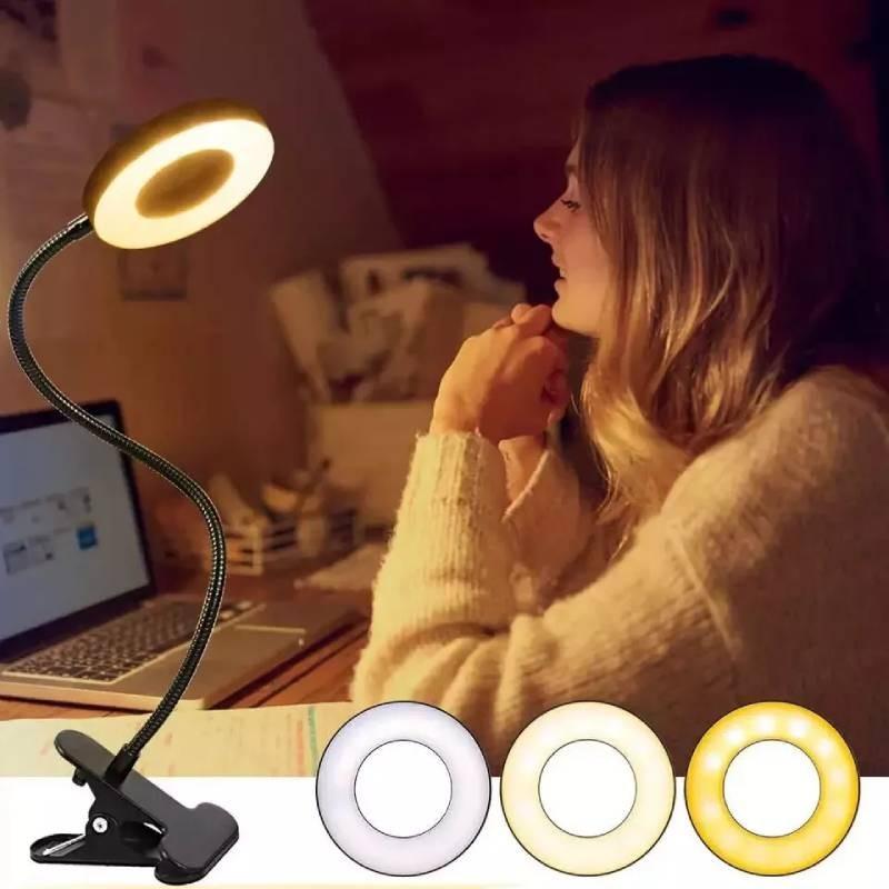 High-quality Black Led Table Lamp With Usb Power For Study And Beauty Needs