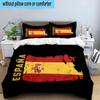 Spain Coat Of Arms 3PCS Bedding set,Ideal for1pc Duvet Cover And 2pcs Pillowcases Perfect for Christmas gift,Ideal for Bedroom, Dormitory