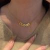Five Emperors Coins Tassel Necklace Female New Chinese Ancient Method Gold Crushed Ice Lucky Treasure Pendant Collarbone Chain Jewelry