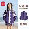 Girls' Stylish Spring/Autumn Baseball Jacket