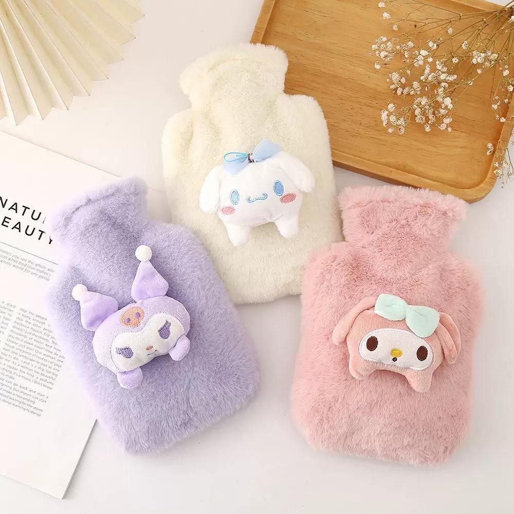 Cartoon Hot Water Bottle, Water-Filled, Plush, Cute, Thickened, Portable, Explosion-Proof, New Model for Students to Keep Warm, Hand Warmer