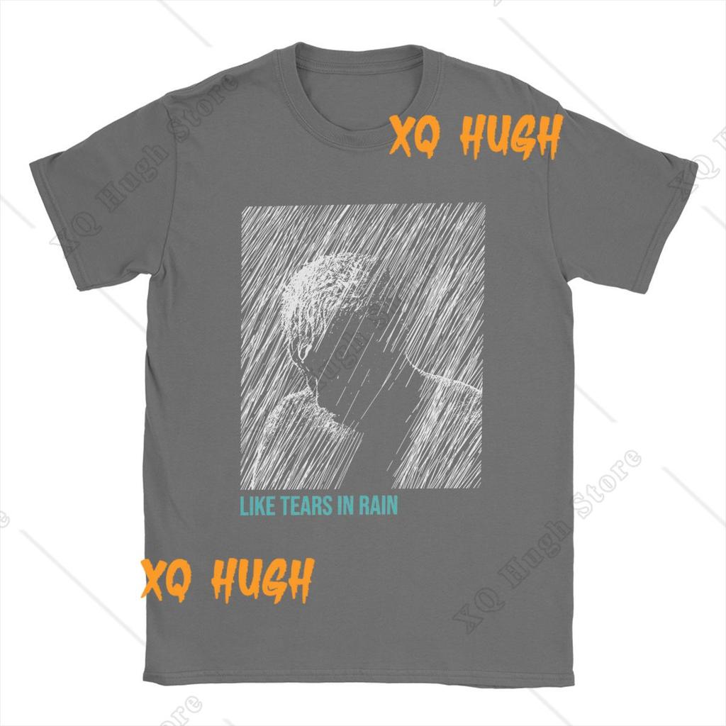 Blades Runners Like Tears In Rain T Shirts for Men Cotton Vintage T-Shirts Crewneck 2049 Y2k Harajuku Tee Shirt Short Sleeve New