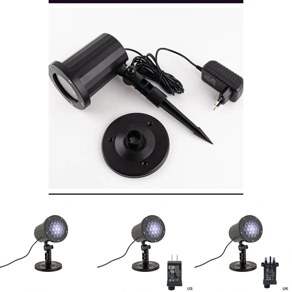 Christmas Outdoor Projector Light Waterproof Display For Holiday Yard Decor