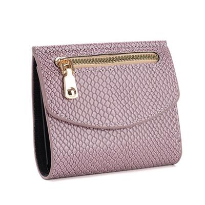 Portafogli Corti con Fantasia Coccodrillo Design Vintage Portamonete Pelle Artificiale Moda Mini Portasoldi Portafogli