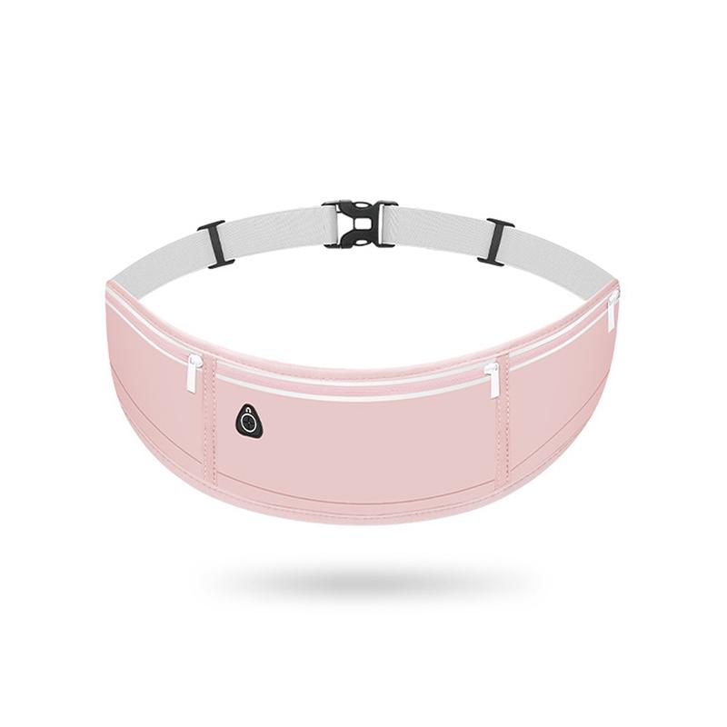 Waterproof Running Waist Belt With Three Pockets And Headphone Port Perfect For Jogging Hiking Outdoor Fitness Workouts