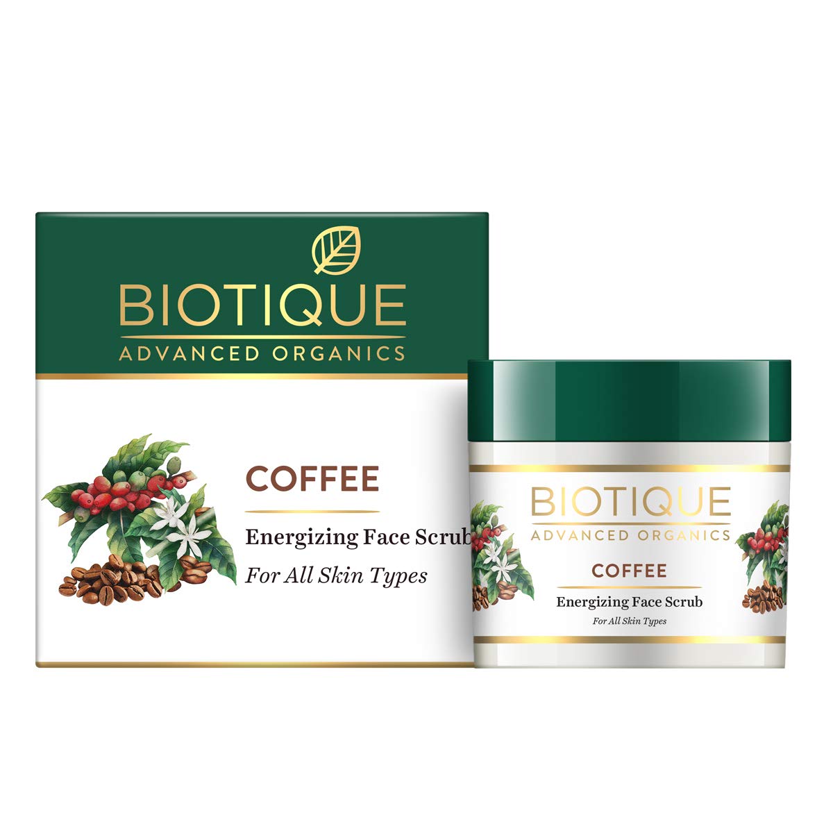 

Кофейный тонизирующий скраб для лица Biotique Advanced Organics (50 г)