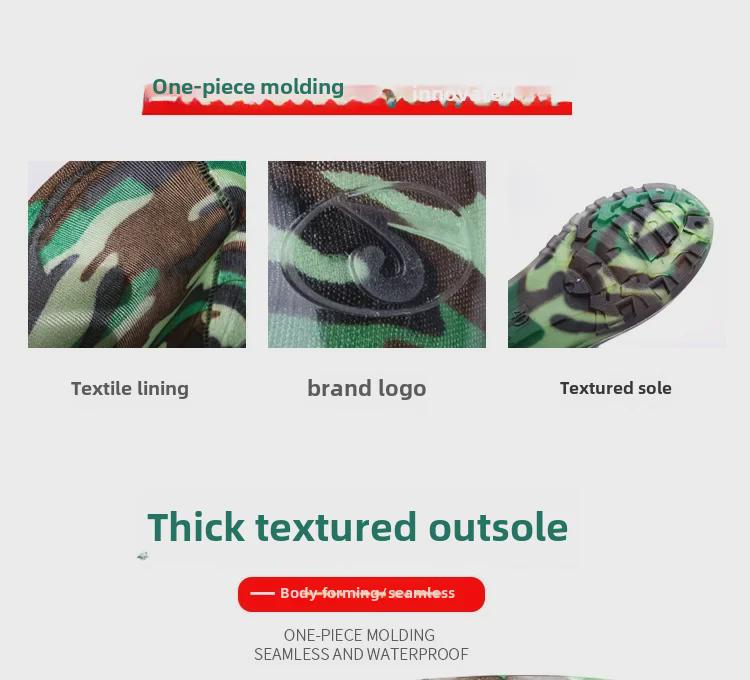 2025 Pánské vysoké maskáčové voděodolné stavební boty