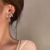 Elegant Bow Tassel Earrings: 925 Sterling Silver with Inlaid Diamonds for a Sweet, Girly, and Fashionable Touch.