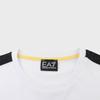 Emporio Armani EA7 SS24 Plain Letter Logo Printed Crew Neck Short Sleeve T-Shirt Men tops White 3DPT35-PJ02Z-1100