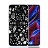 Pink Cat Skull Sorceress Witch Case Phone Cover for Xiaomi Redmi Note 10 9 9S 8 8T 7 5 Pro Mi 12T 11T 10T 9T 12 11 Lite A3 A2 Tr