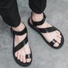 Men's shoes large size Roman leather sandals new summer trend casual beach cool slippers men's flip-flops
