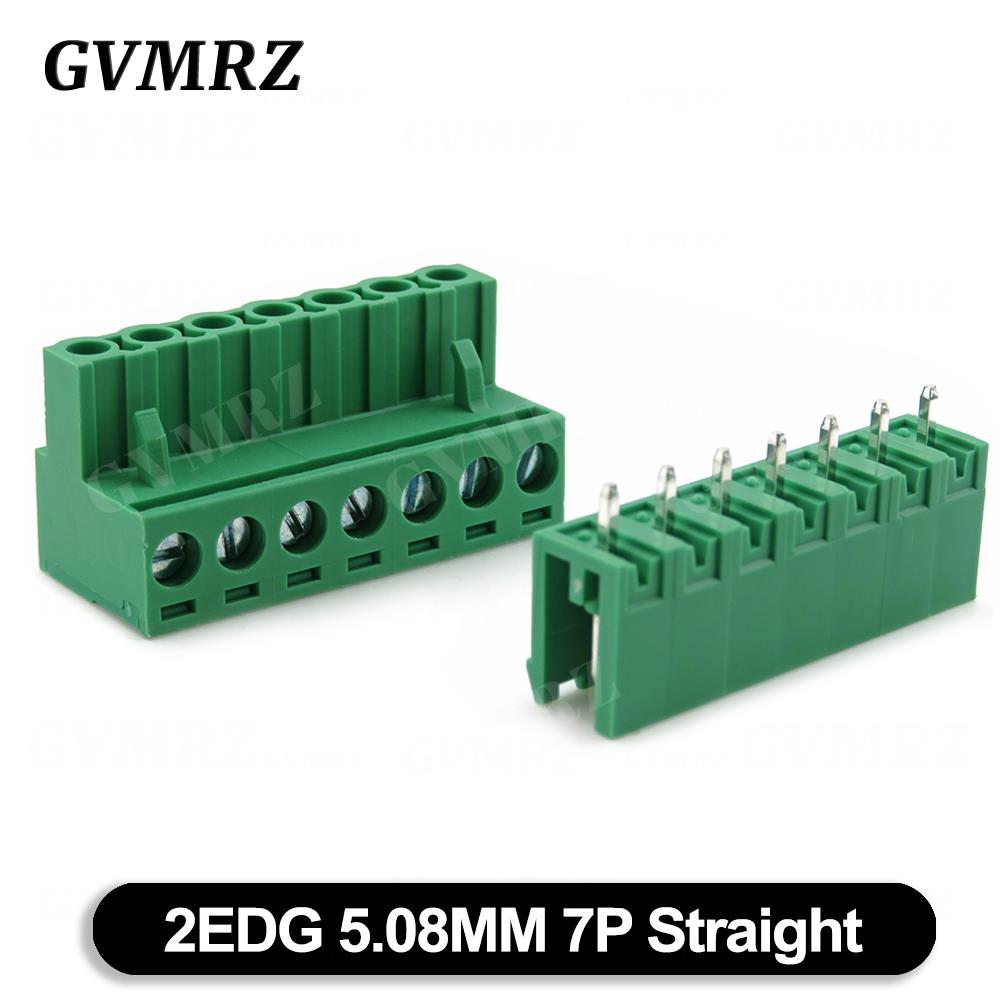 5Set 2EDGK 5.08mm Terminal Block Male Female 5.08 Plug-in Opening PCB Connector 2EDG PCB 2P 3P 4P 5P 6P 7P 8P 9P 10P 12P