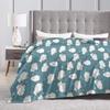 Perinsto Cute Sheep Throw Blanket Ultra Soft Warm All Season Cartoon Animals Decorative Fleece Blankets For Bed Chair Car Sofa C