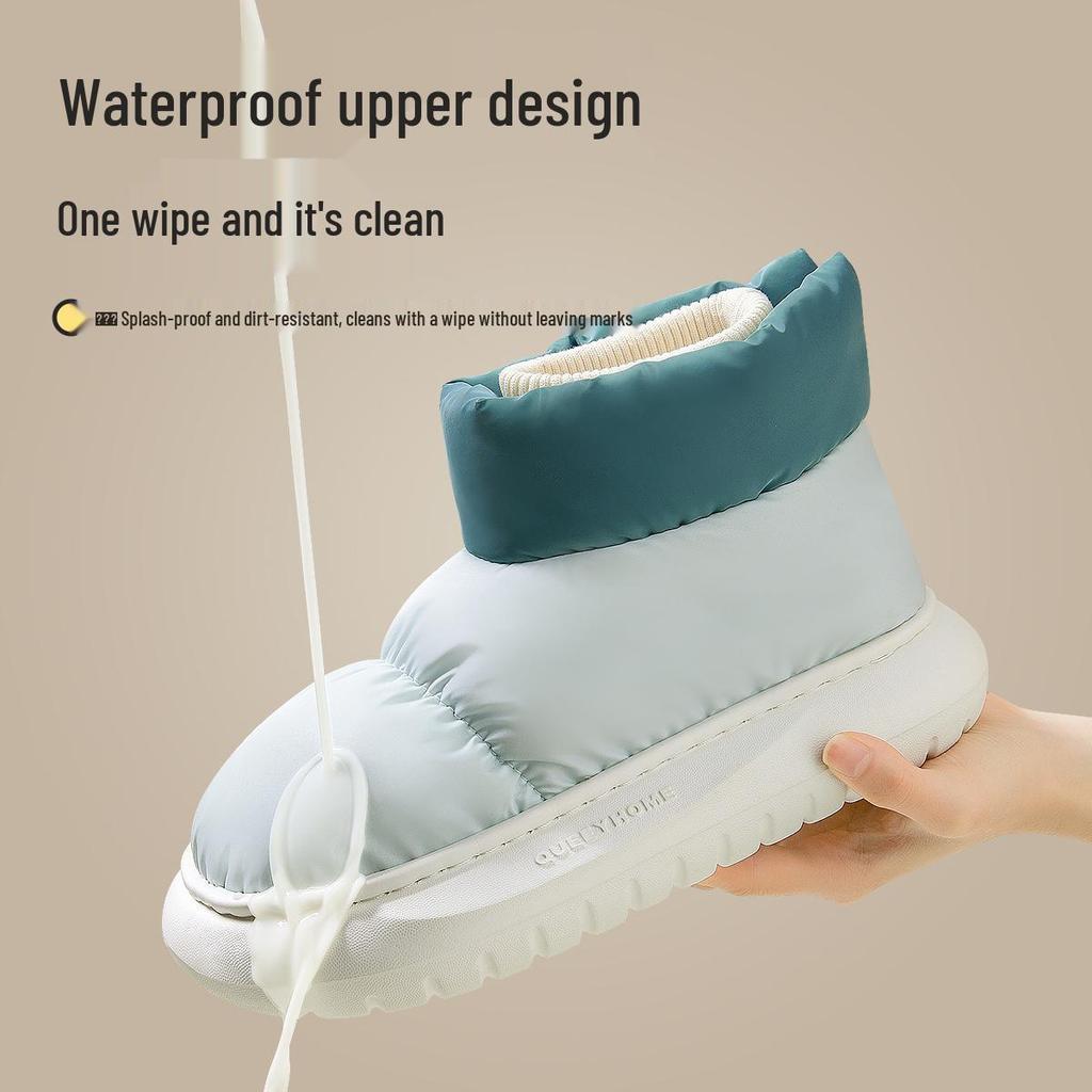 Women's Waterproof Snow Boots - Autumn/Winter 2025 Thick Sole, Non-Slip, Velvet Lined