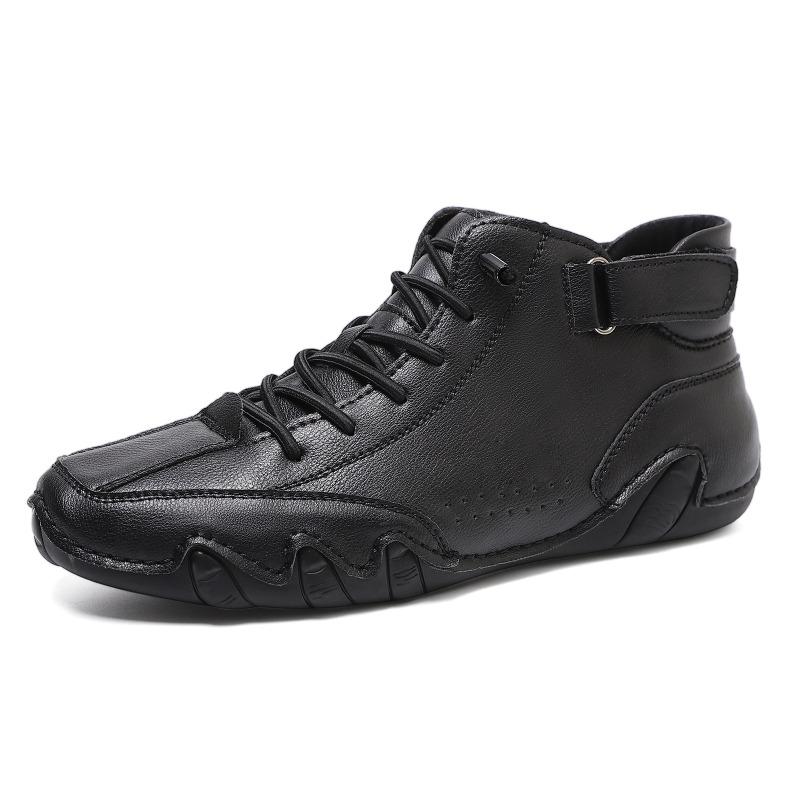 Men's shoes high-top cotton shoes men's casual shoes winter velvet thickened shoes Martin boots men's