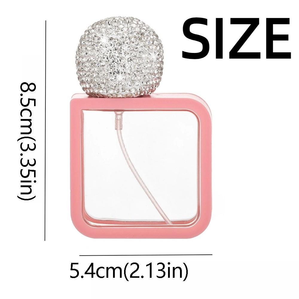Creative Rhinestone-encrusted Spray Bottle Refillable Empty Perfume Bottle  Handicraft