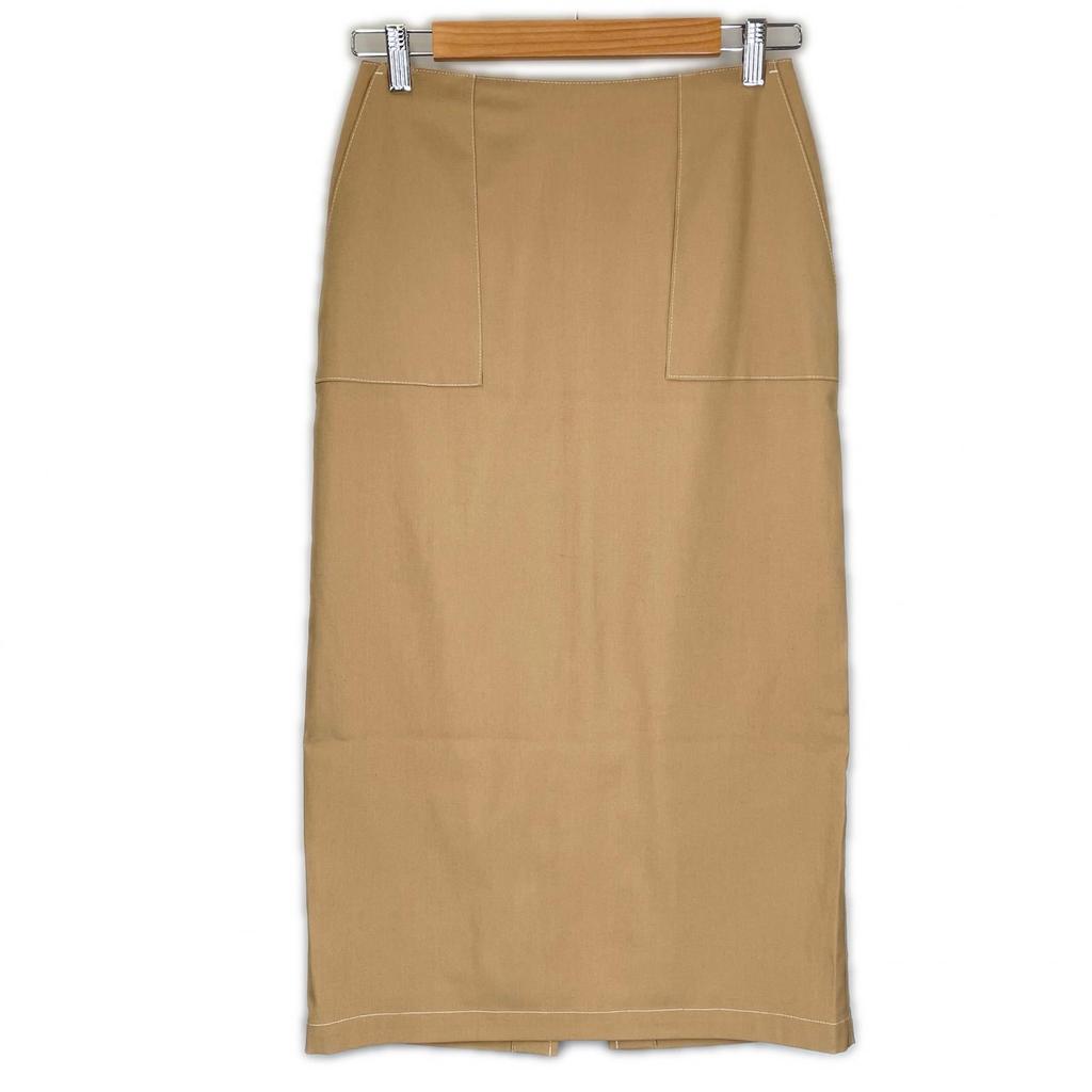 allureville Plain Long skirt beige Women 2 used