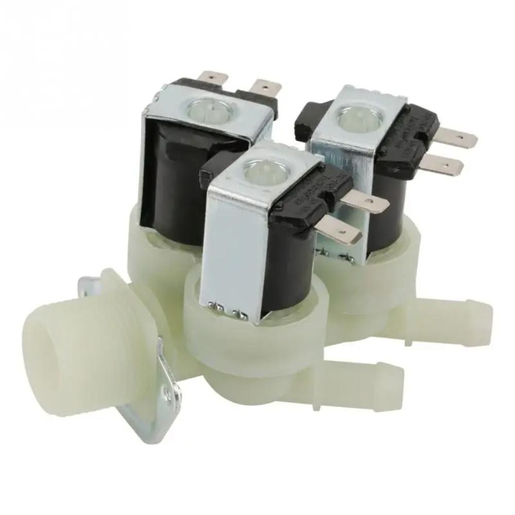 AC220V Three-Way Solenoid Valve For LG Front-Loading Washing Machines - Normally Closed Operation, Moisture-Proof