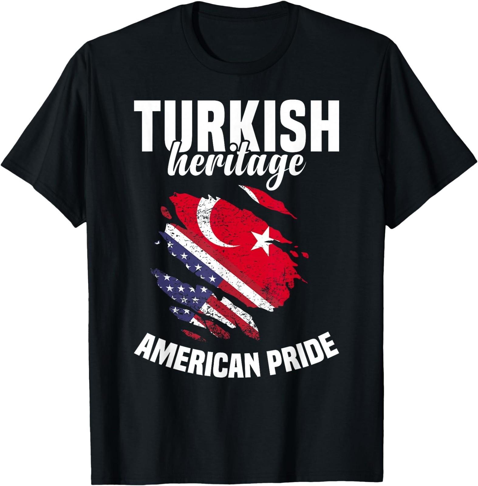 Turkey Flag Outfit American Flags US Uniform Turkish T-Shirt M