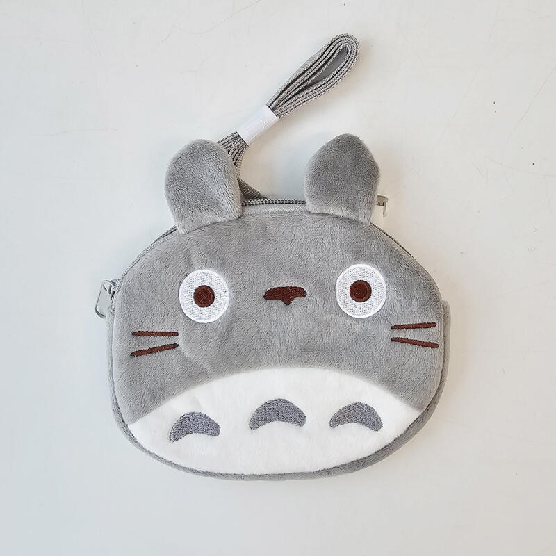 Totoro Face Pocket Accessory String Pouch