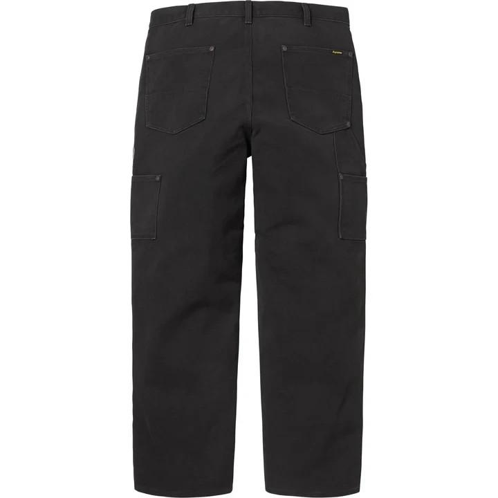 Supreme Reflective Double Knee Pant Black