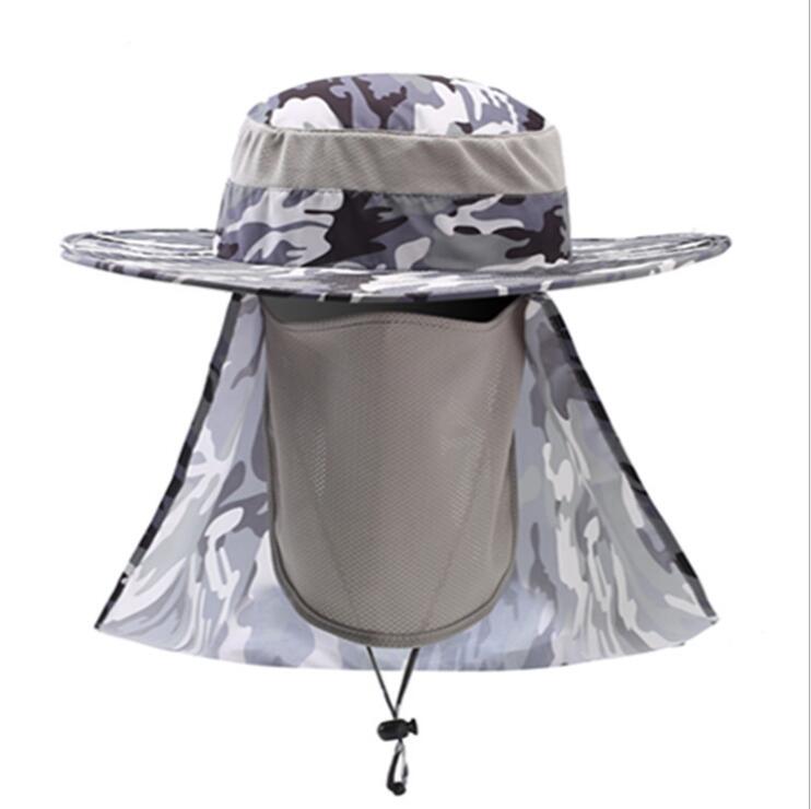 Unisex Visor Hats Fishing Sun Protector Cap UV Protection Face Neck Cover Outdoor Sport Hiking Fishing Hats Outdoor Climbing Bucket Hat Quick Drying