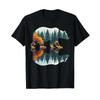 Trees Wildlife Reflection Nature Bear Outdoor Forest T Shirt Vintage Graphic Designer Clothes Breathable Slightly