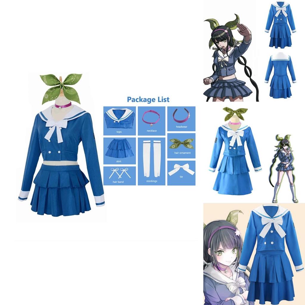 Women's Jk Style Danganronpa V3 Killing Harmony Tenko Chabashira Cosplay Costume Set
