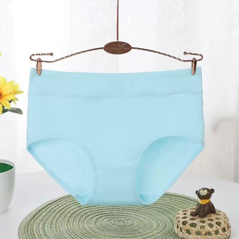 Plus Size Female Spring and Autumn Pure Cotton Belly Lifting Hip Shaping Breathable Waist Triangle Briefs