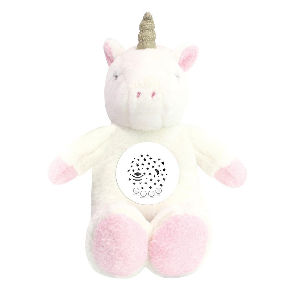 ROBOT PLAZA Unicorn Sleeping Plush Toy for Babies Years with Projection and Heartbeat (3 Old)