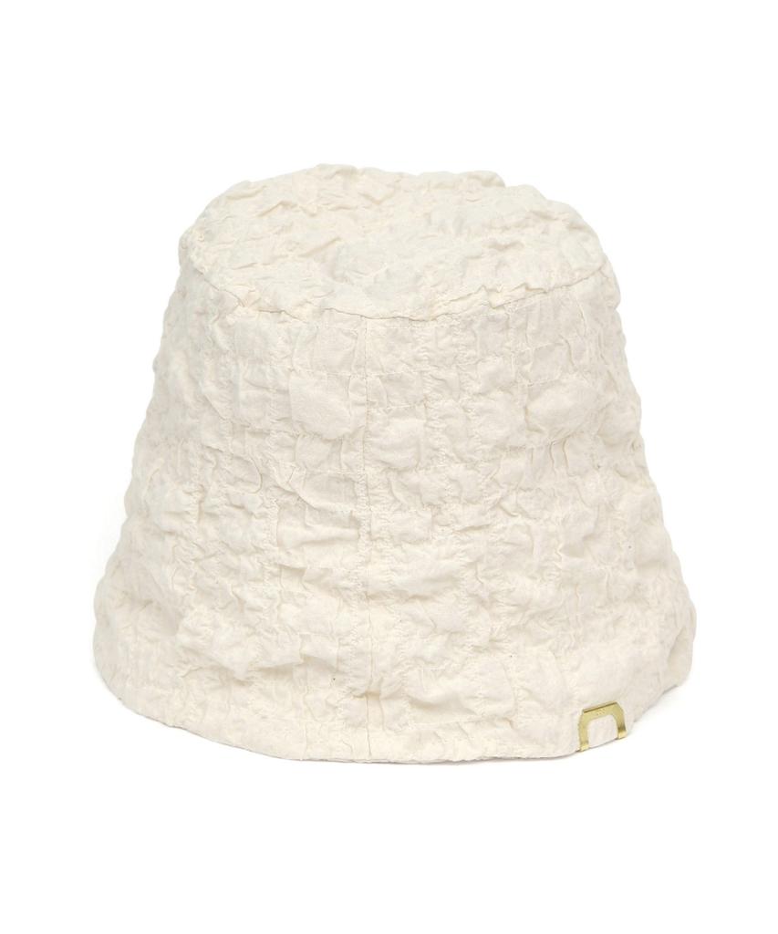 Eondeokeonteulolseutyudio Bubble Pattern Cotton Bucket Hat Stand Bucket / Bubble / Milk
