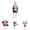 Spooky Halloween Girls Zombie Cheerleader Cosplay Costume For Carnivals And Parties