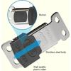 Herm Sprenger ClicLock Fastener Stainless Steel Buckle for Prong Dog Training Collar & Quick Release with Easy Buckle for Medium Large Dogs