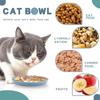 5 Round Colors Feeding Bowl Cat Food Bowl Fatigue-free Bowls For Wet And Dry Food For Kittens And Short-legged Cats