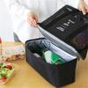 Thermal Insulation Bag Handheld Lunch Shoulder Bag Cooler Mesh Beach Tote Bag for Picnic Food Drink Storage