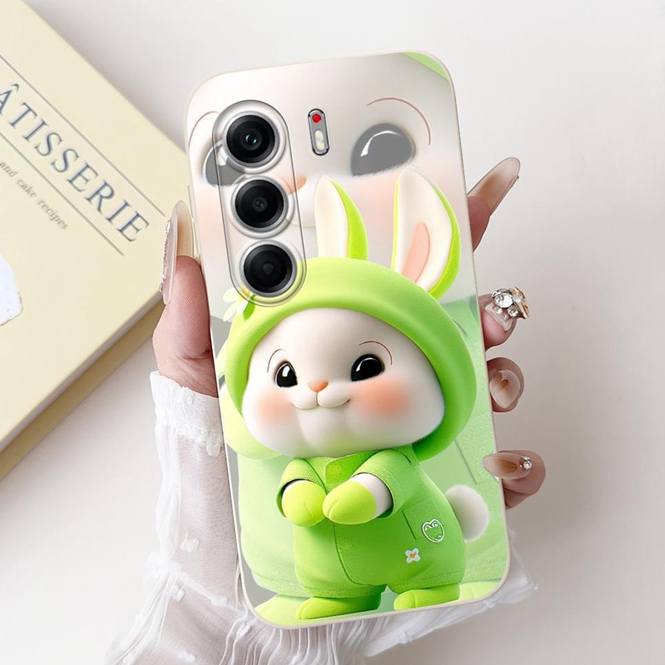 For Tecno Camon 40 Pro 5G CM7 Phone Case Soft Matte Silicone Back Cover Cartoon Cat Landscape Aesthetic Pattern Coque Cases