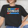 Republic Of Congo Congolese Flag Print T Shirt Unisex Unisex Cotton Tee Shirt Clothing
