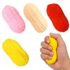 Sensorisches Stressspielzeug Simulation Erdnuss Linderung Spielzeug, Langsam aufsteigender Knet-Angst-Entspannungsball Fidget für Kinder Erwachsene Beruhigende Hand