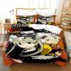 Soul Eater Bedding Set For Bedroom Soft Modern Bedspreads Comefortable Kids Duvet Cover Quilt Cover And Pillowcase