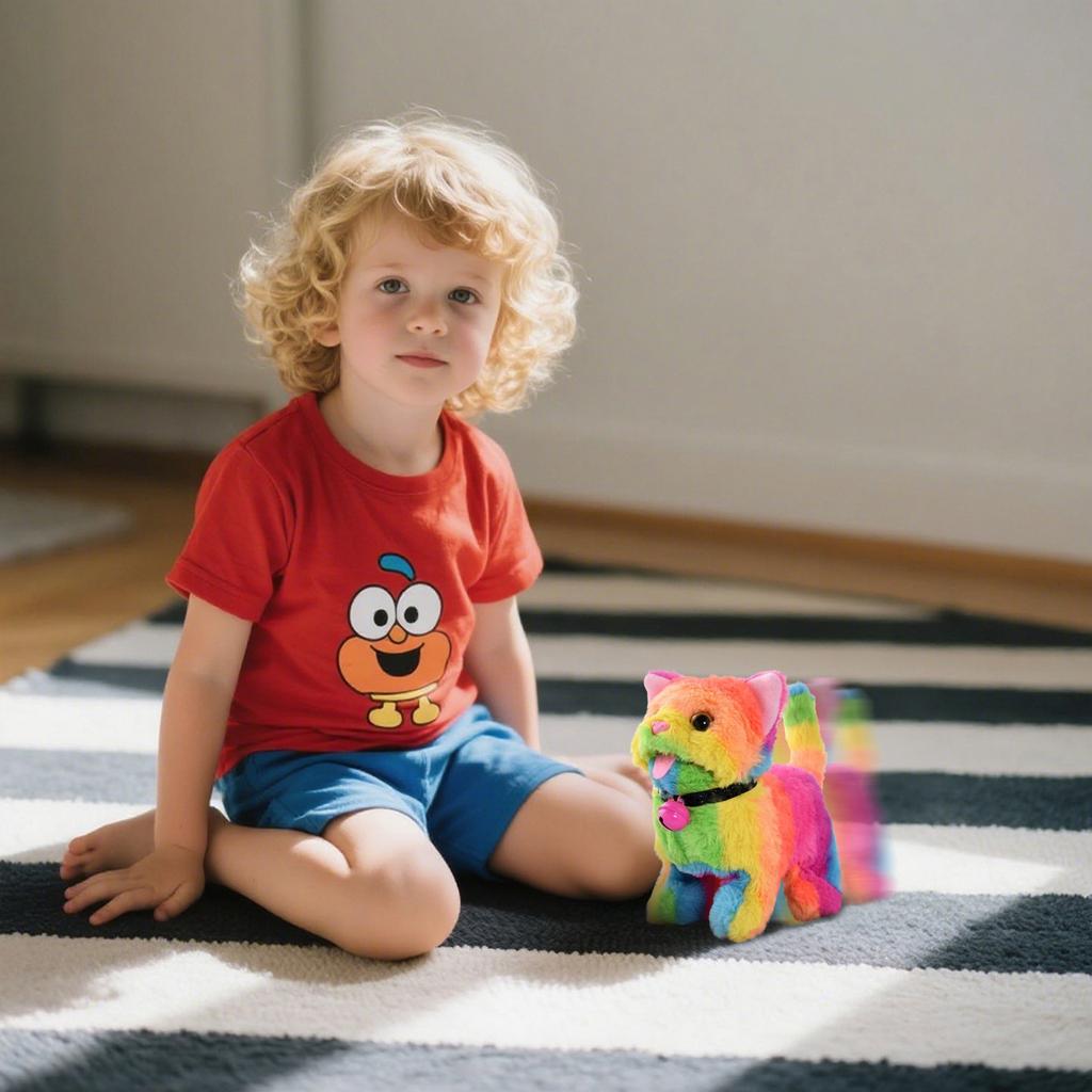 The Cute Puppy Toy Can Help You Accompany Your Child, And It Is The First Companion Gift For Your Child