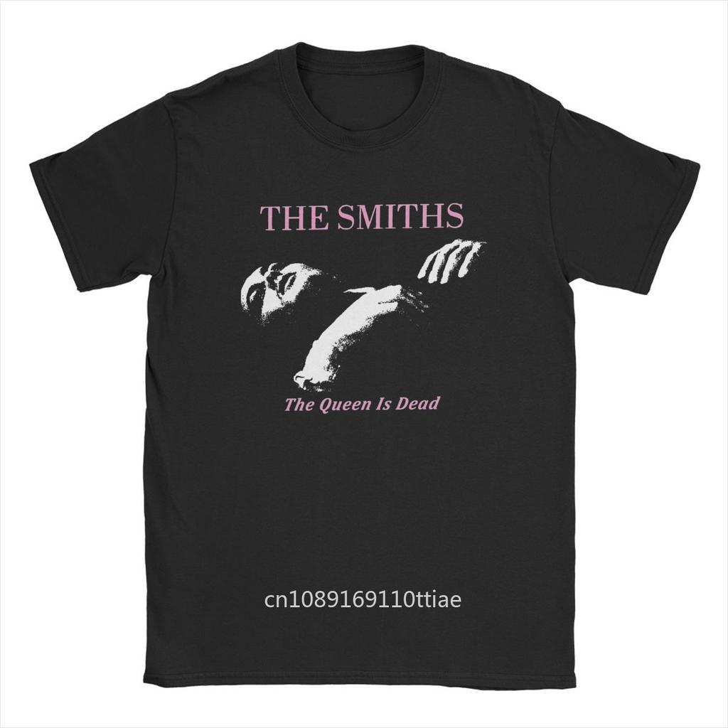 The Smiths The Queen Is Dead T-Shirt Uomo Morrissey Marr Cotone Vintage T-Shirt Girocollo Manica Corta T-Shirt Abbigliamento Festa