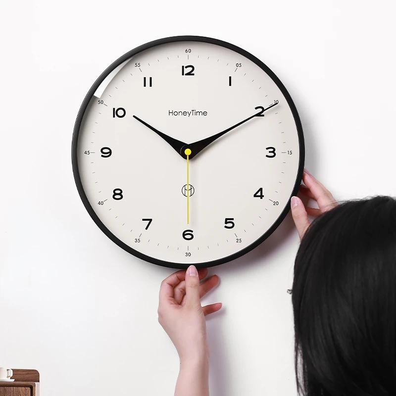 Ceas de perete 10/12 inch Stil Nordic European Design Modern Nordic Minimalist Silențios Ceas de Perete Living Bucătărie Decor Acasă