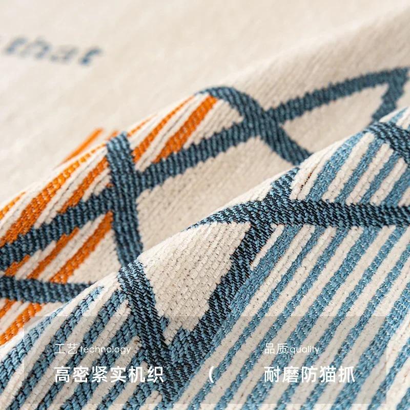 Sofa w stylu skandynawskim Ręcznik Imitacja Koc do drapania dla kota Prosty Pokrowiec na sofę dla sofy wieloosobowej Uniwersalny Koc na sofę na wszystkie pory roku